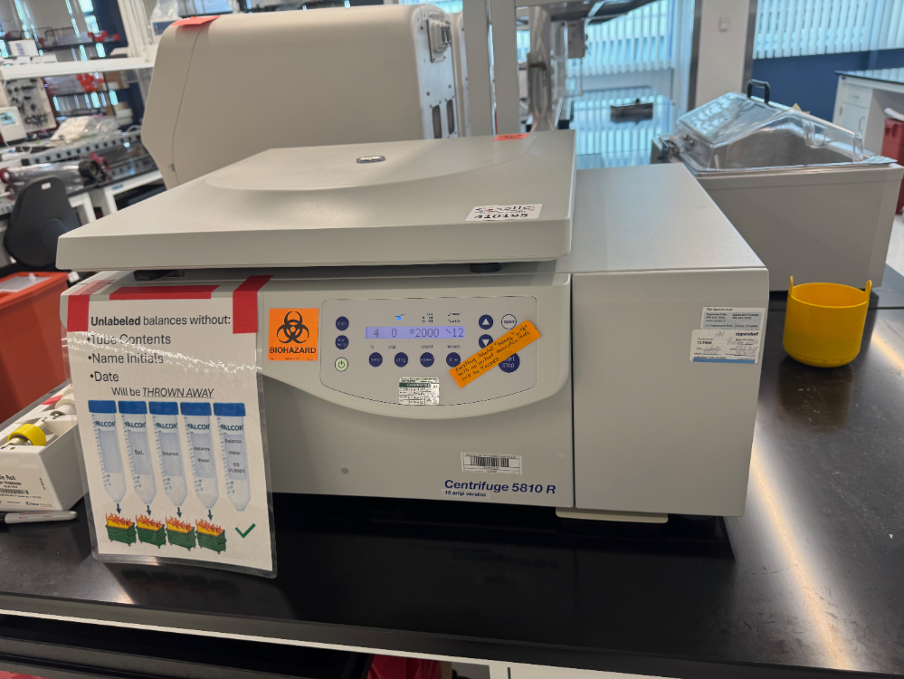 Image of Eppendorf 5810R Refrigerated Centrifuge